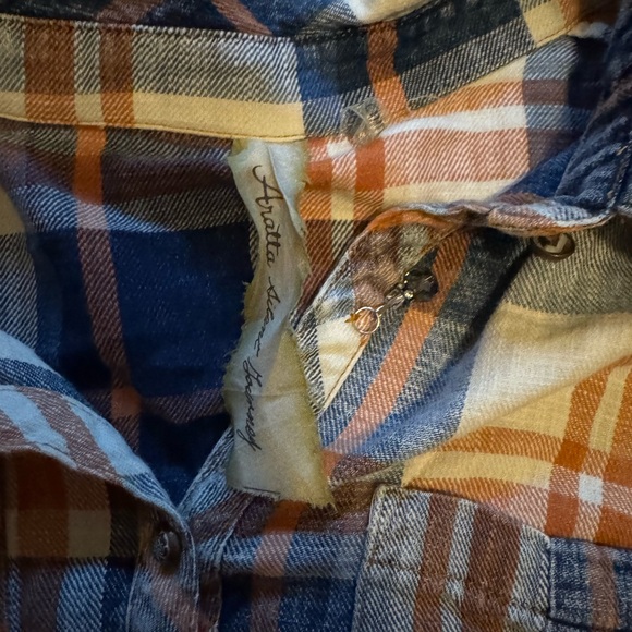 Aratta Silent Journey Embroidered Peacock Plaid Tunic Shirt Boho Chic Cotton - Picture 6 of 7